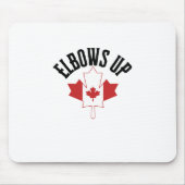 Ellebogen omhoog Sticker 1 Muismat (Voorkant)