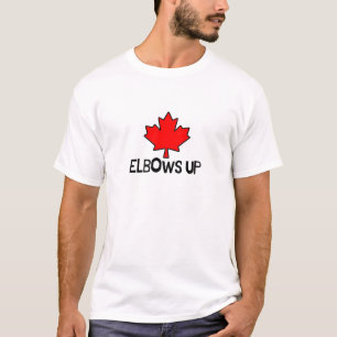 ellebogen omhoog t-shirt
