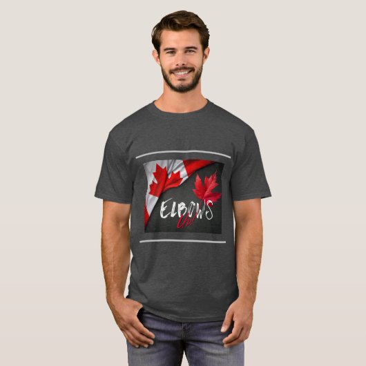 Ellebogen omhoog! t-shirt (Voorkant volledig)