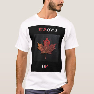 ellebogen omhoog t-shirt