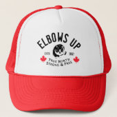 Ellebogen omhoog! Trucker Hat Pet (Voorkant)