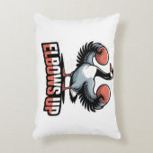 Ellebogen omhoog - Vechten Canadese Gans Accent Kussen (Voorkant(Verticaal))