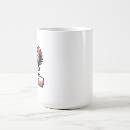 Ellebogen omhoog - Vechten Canadese Gans Koffiemok (Center)