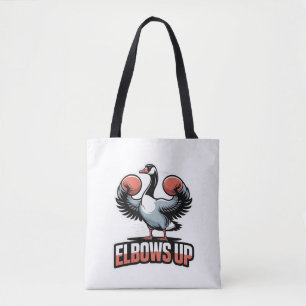 Ellebogen omhoog - Vechten Canadese Gans Tote Bag
