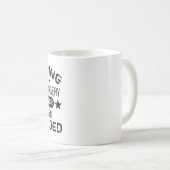 Elleboog chirurgische Humor geüpgraded Koffiemok (Voorkant rechts)