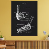 Elleboog Gewricht Anatomie Canvas Kunst (Insitu (Woonkamer))