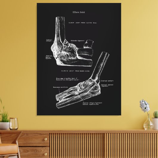 Elleboog Gewricht Anatomie Canvas Kunst (Insitu (Woonkamer))