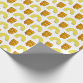 Elleboog Macaroni Cheddar Mac en Kaasvoeding Cadeaupapier (Hoek)