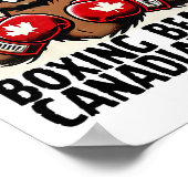 Elleboog Omhoog Canada Canadese Tegen Tarieven Bev Poster (Hoek)