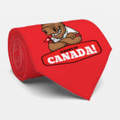 Elleboog Omhoog Canada! Grappige Eland Das (Opgerold)