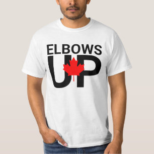 Elleboog Omhoog Canada Nooit 51ste shirt, Anti-Tru T-shirt