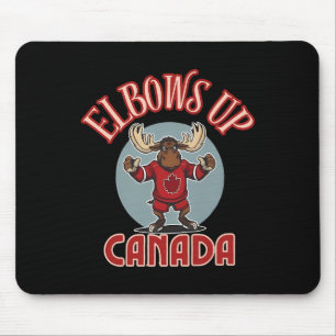 Elleboog Omhoog Canada Ondiep Rendier Canada Hocke Muismat
