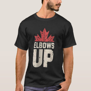 Elleboog Omhoog Canada Opgericht 1867 Trots Canade T-shirt
