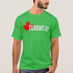 Elleboog Omhoog Canada Politiek Protest Trots Cana T-shirt