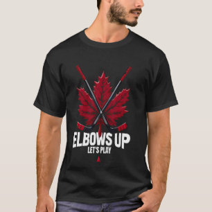 Elleboog Omhoog Canada True North Sterk en Vrij Tr T-shirt