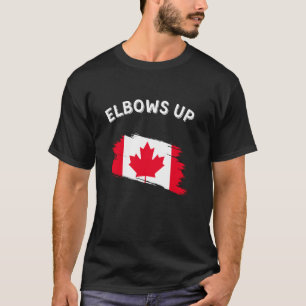 Elleboog Omhoog Canadese Vlag - Steun Canada Elleb T-shirt