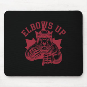 Elleboog Omhoog Elleboog Omhoog Hockey Canada Beav Muismat
