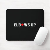 Elleboog Omhoog Funny Canadees Hockey Maple Leaf T Muismat (Met muis)