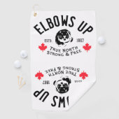 Elleboog Omhoog! Golf Handdoek (Insitu)
