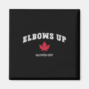 Elleboog Omhoog Handschoenen Uit Leuk Hockey Canad Magneet