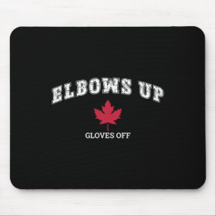 Elleboog Omhoog Handschoenen Uit Leuk Hockey Canad Muismat