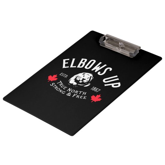 Elleboog Omhoog! Klembord (Gekanteld)
