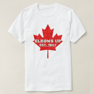 Elleboog Omhoog T-shirt