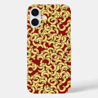 Elleboog pasta iPhone 16 plus hoesje