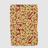 Elleboog pasta golfhanddoek (Voorkant)