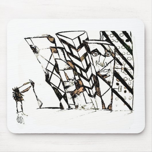 elleboogspin muismat (Voorkant)