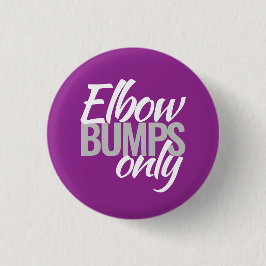 Elleboogstoten stoppen alleen het handen schudden ronde button 3,2 cm