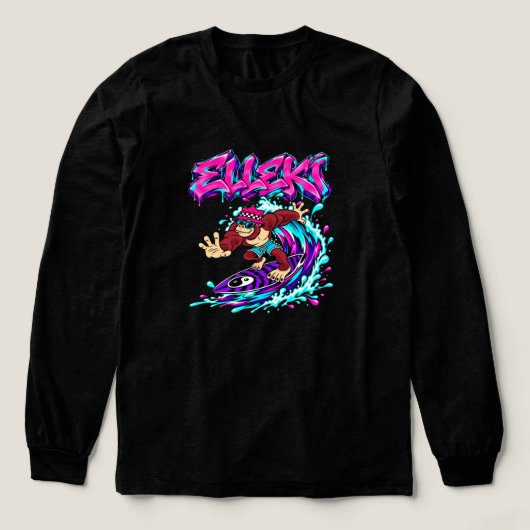 Elleki Aloha Ape Tri-Blend Shirt (Voorkant)