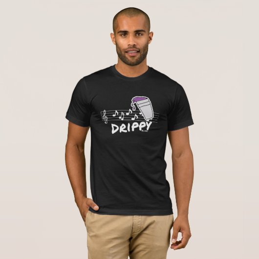Elleki Drippy Cup T-Shirt (wit) (Voorkant volledig)