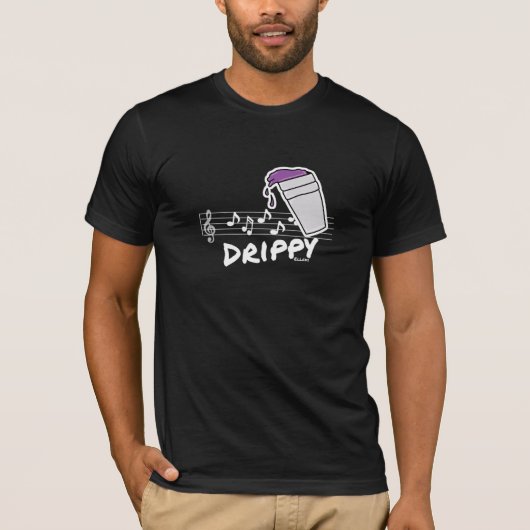 Elleki Drippy Cup T-Shirt (wit) (Voorkant)
