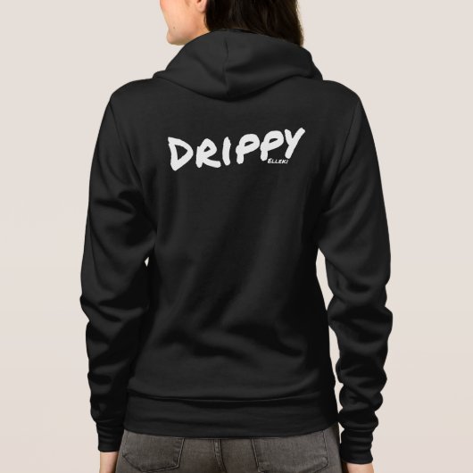 Elleki Drippy (wit) Hoodie (Achterkant)