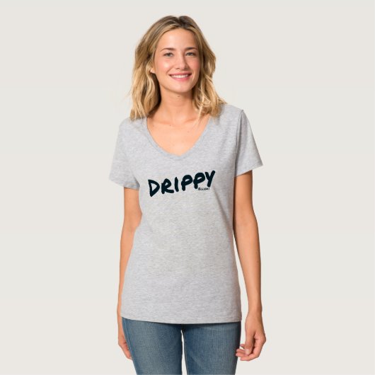 Elleki Drippy (zwart) T-shirt (Voorkant volledig)