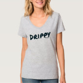 Elleki Drippy (zwart) T-shirt (Voorkant)