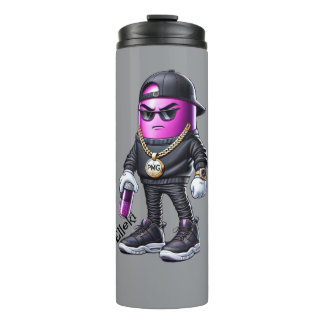 Elleki - Paarse Pil Man Thermosbeker