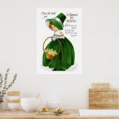 Ellen Clapsaddle's St-Patricks-Day Girl Poster (Keuken)