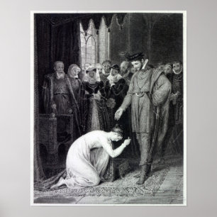 Ellen Douglas met de ring Poster