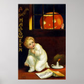 Ellen H. Clapsaddle: A Thrilling Halloween Poster (Voorkant)