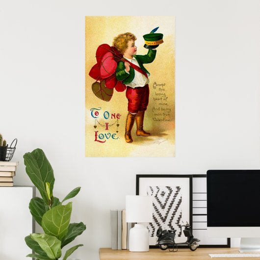 Ellen H. Clapsaddle: Accepteer dit liefhebbende ha Poster (Thuiskantoor)