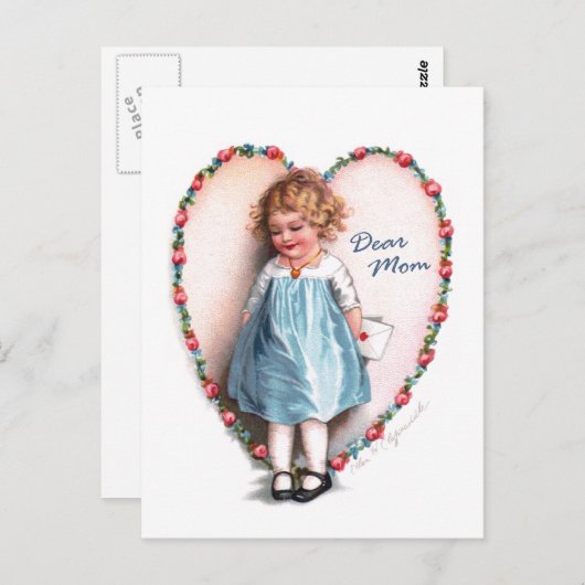 Ellen H. Clapsaddle: Beste mama Briefkaart (Voorkant / Achterkant)