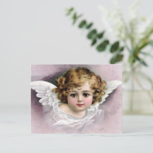 Ellen H. Clapsaddle: Charming Angel Briefkaart (Staand voorkant)