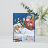 Ellen H. Clapsaddle: De kerstman is er Feestdagenkaart (Staand voorkant)