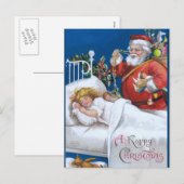 Ellen H. Clapsaddle: De kerstman is er Feestdagenkaart (Voorkant / Achterkant)