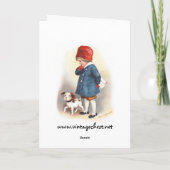 Ellen H. Clapsaddle: Een brief aan de kerstman Feestdagen Kaart (Achterkant)