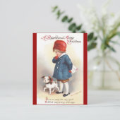 Ellen H. Clapsaddle: Een brief aan Kerstman Feestdagenkaart (Staand voorkant)