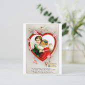 Ellen H. Clapsaddle: Geheim in mijn hart Briefkaart (Staand voorkant)