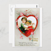 Ellen H. Clapsaddle: Geheim in mijn hart Briefkaart (Voorkant / Achterkant)